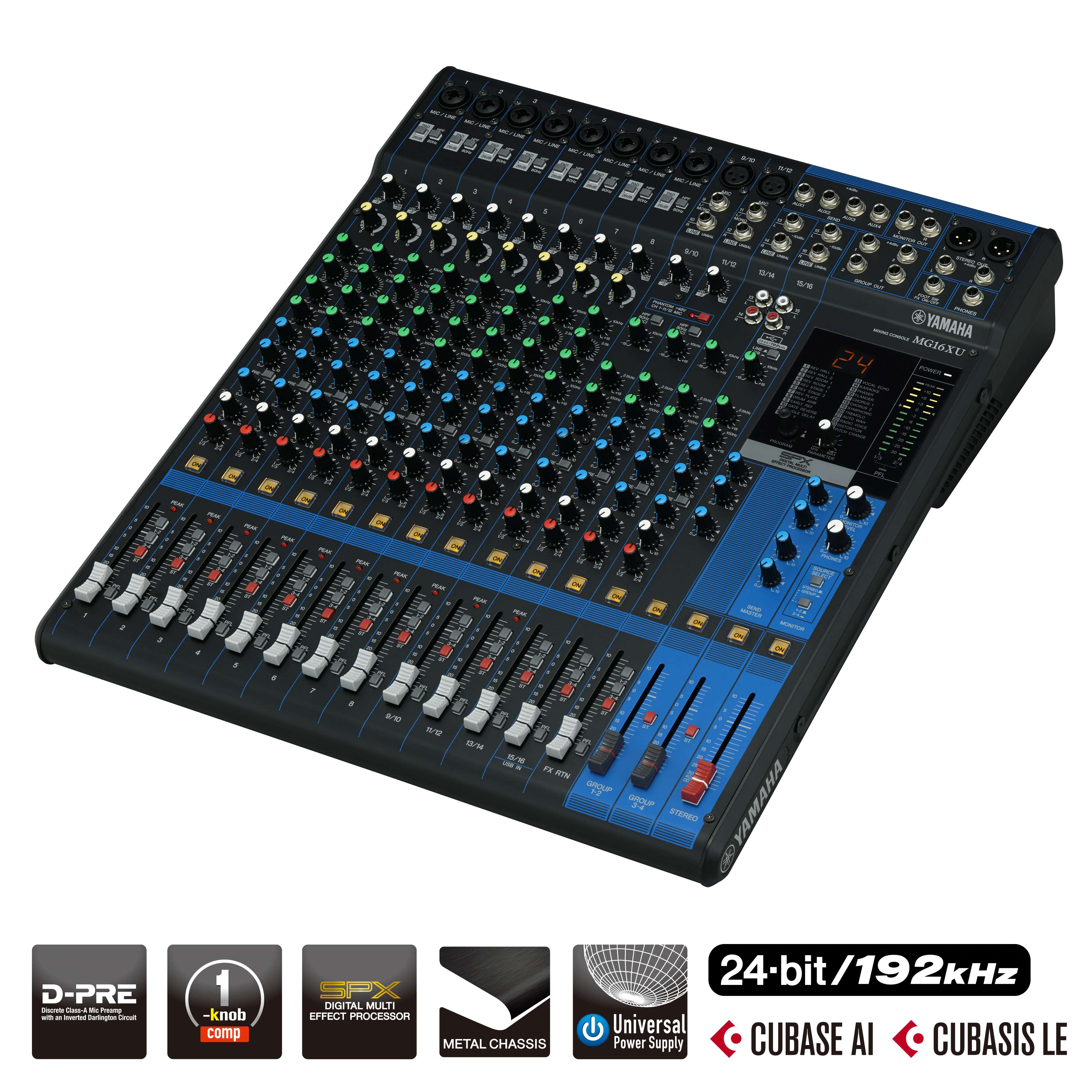 Prodotti Yamaha MG16XU 16 Input Mixer